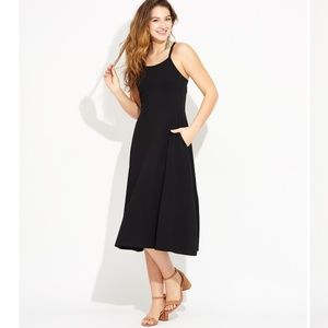 Pact Organic Cotton Fit and Flare Midi Dress